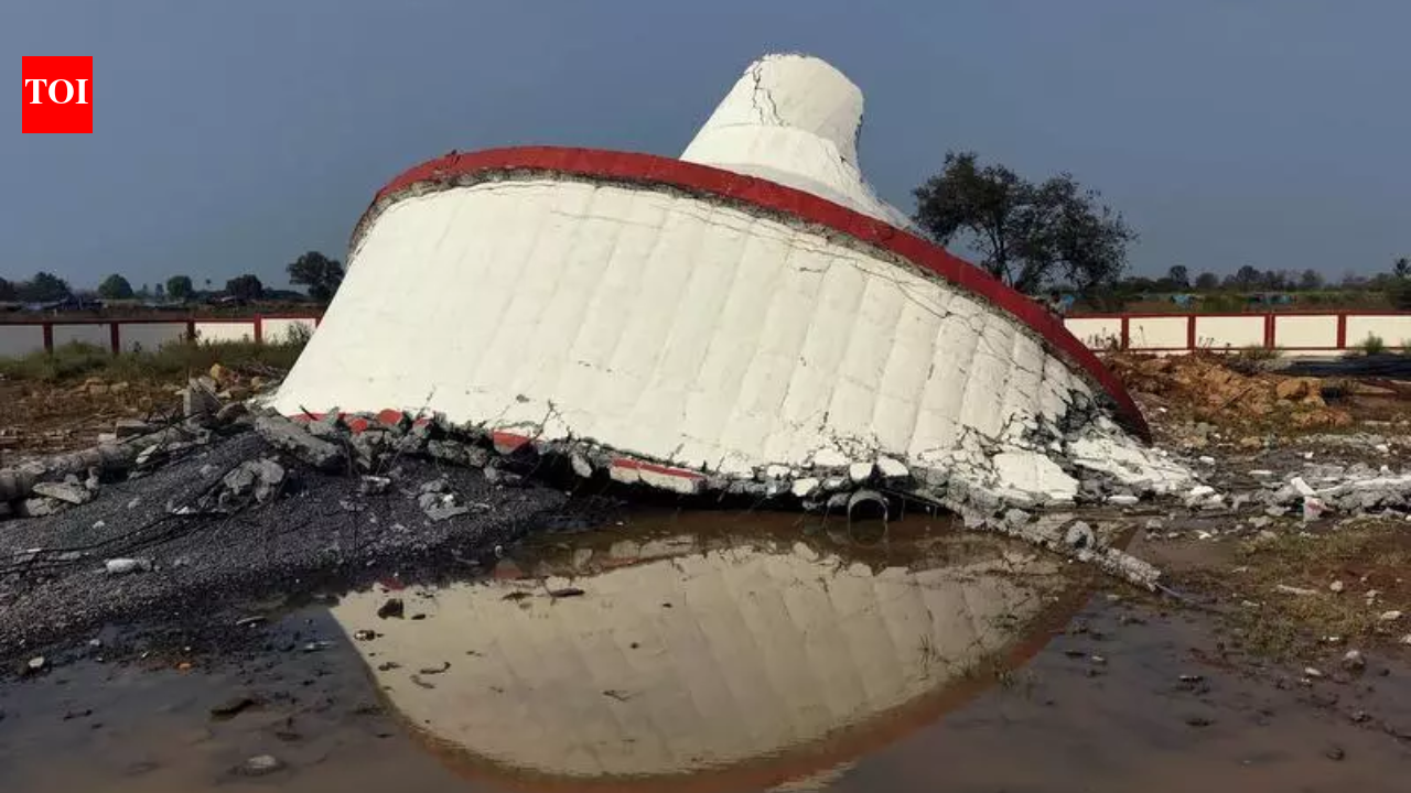 ‘15-metre-high, capacity 11 lakh litres’: Surat’s Rs 21 crore water tank collapses before inauguration; 8 arrested