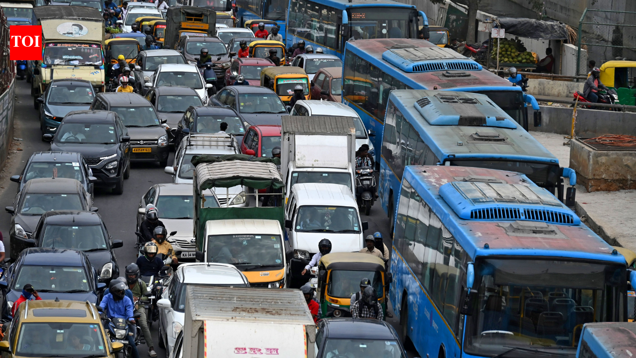 Bengaluru world’s 2nd most congested city in road traffic in 2025; rush hour speed at 13.9kmph
