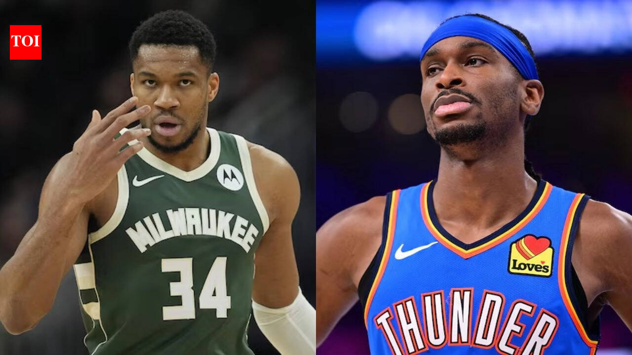 “I just want a little bit”:  Giannis Antetokounmpo hilariously tries stealing Shai Gilgeous-Alexander’s aura in candid interaction
