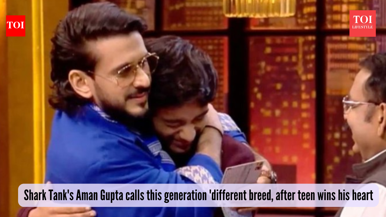 Shark Tank's Aman Gupta calls this generation 'different breed' after an impressive pitch from 13-year-old teen who left JEE coaching for AI startup