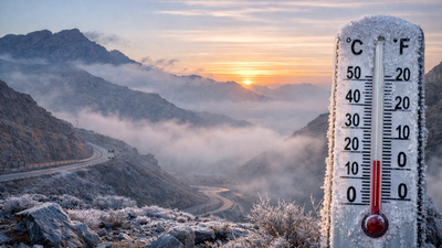 Ice in the desert? UAE records its lowest temperature of the season at 0.2°C