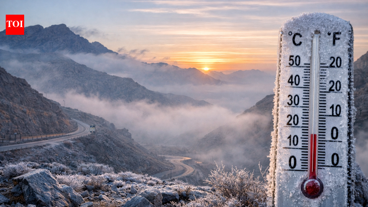 Ice in the desert? UAE records its lowest temperature of the season at 0.2°C