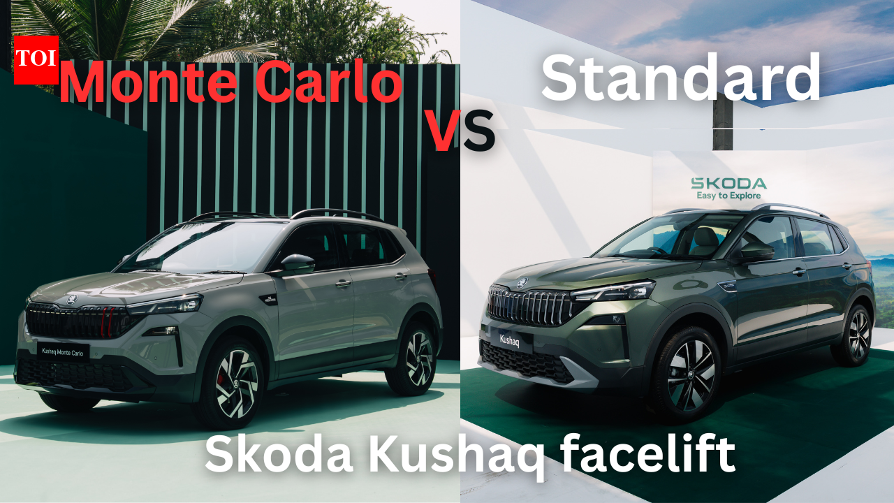 Skoda Kushaq facelift Monte Carlo vs Standard compared: Which should you buy