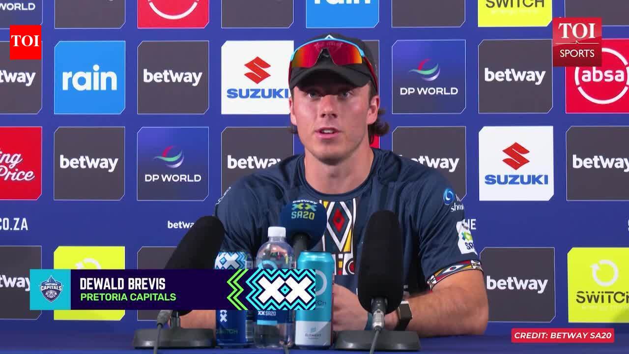 Dewald Brevis press conference: on match-winning knock &amp; focus on final | SA20