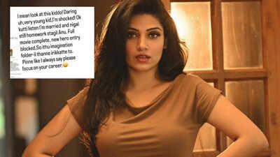 Avantika Mohan shuts down teen marriage requests; says,' New hero entry is blocked'