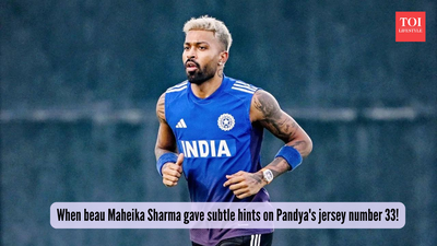 ‘33’ gave it away? How Hardik Pandya’s jersey number first hinted at his romance with Mahieka Sharma