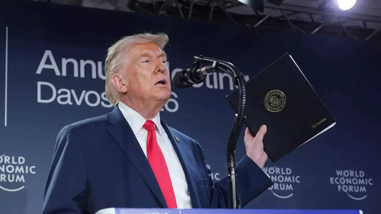 The glitz and gab of Davos cannot disguise America's voluntary winding down