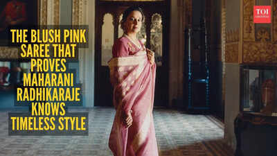 'Maharani of Baroda' Radhikaraje Gaekwad's royal blush-pink saree is quiet luxury at its finest