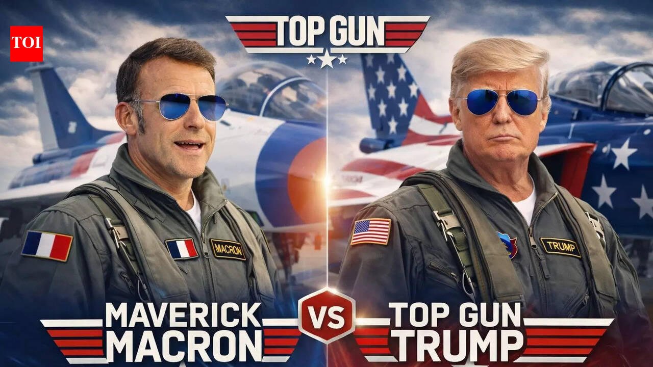 Maverick Macron: How French President's 'Top Gun' sunglasses stole the show at Davos