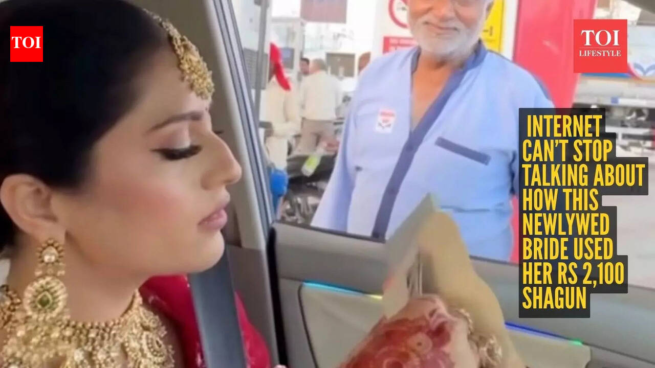 Watch! Internet can’t stop talking about how this newlywed bride used her Rs 2,100 shagun