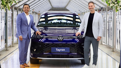 Volkswagen Tayron R-Line goes local: India assembly begins