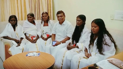 Five Paniya tribal women from Nilgiris visit TN assembly