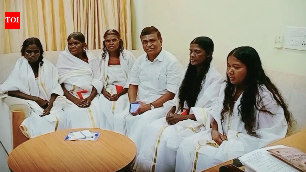 Five Paniya tribal women from Nilgiris visit TN assembly