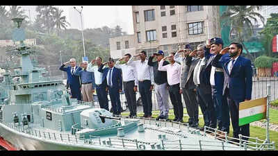 Warship INS Mumbai completes 25 years of service