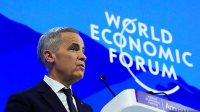 Trump Clashes With Mark Carney At Davos Forum; 'Canada Living On Freebies, Exists Because Of U.S.'