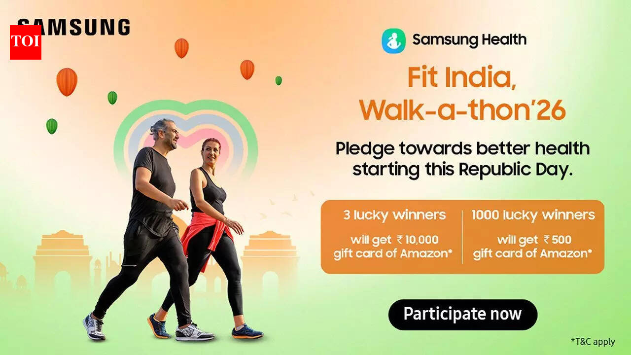 Samsung announces Fit India Walk-a-thon ‘26 challenge: How to participate and win up to Rs 10,000 Amazon gift cards