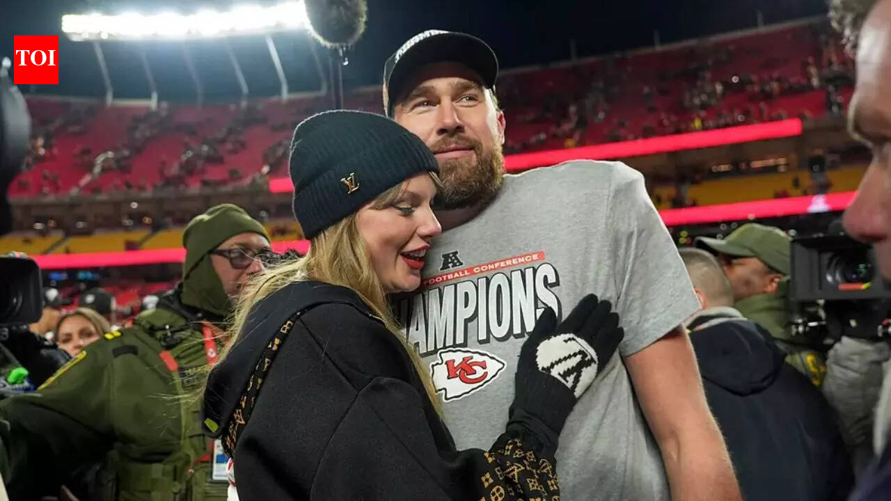 Quote of the day by Travis Kelce: “Whenever I’m with her, it feels like we’re just regular people.”
