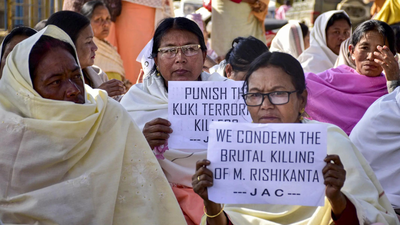 Meitei visiting Kuki fiancee shot dead on camera