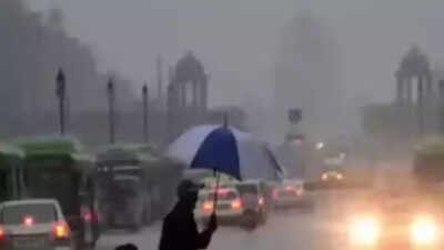Rain lashes parts of Delhi; thunderstorms forecast, maximum temperature likely to drop to 18–20°C