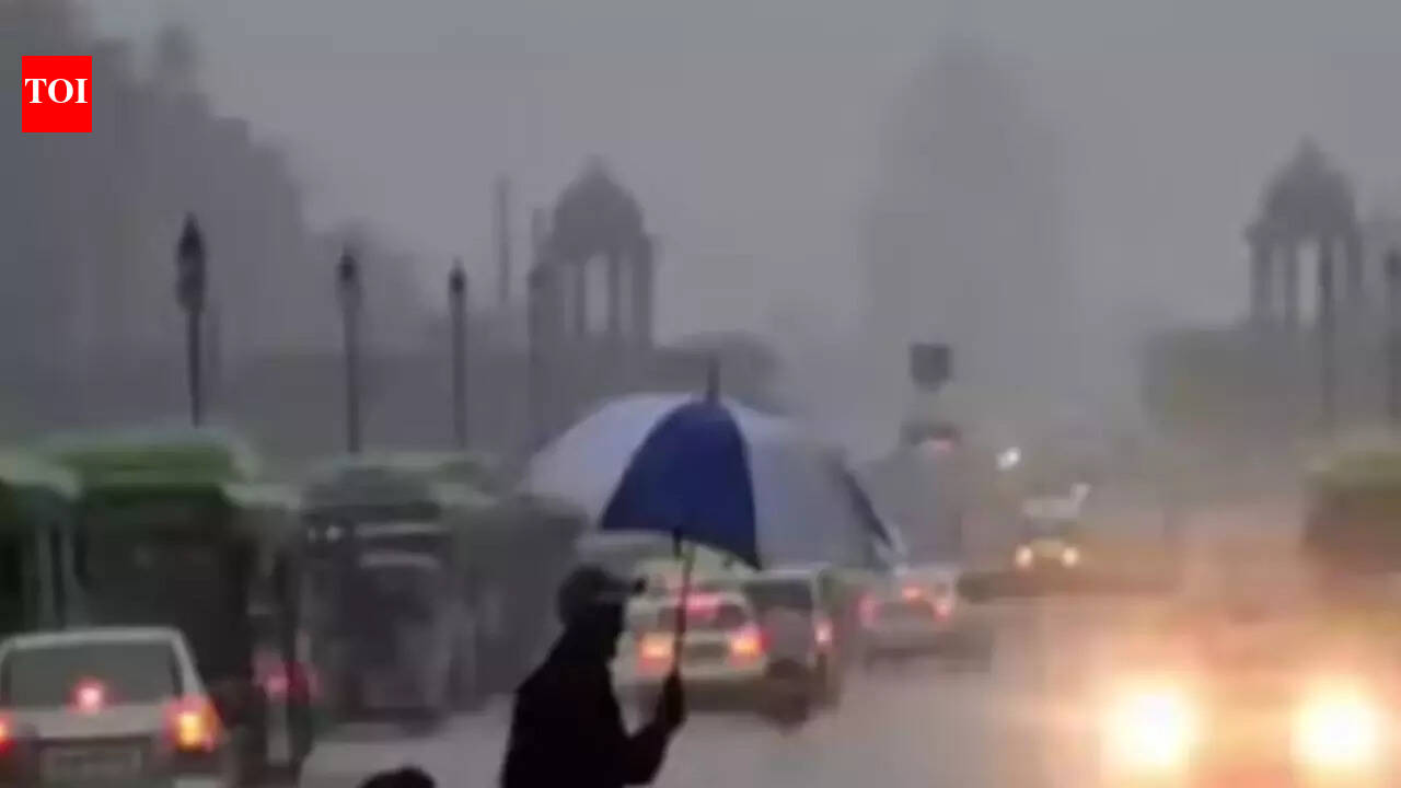 Rain lashes parts of Delhi; thunderstorms forecast, maximum temperature likely to drop to 18–20°C