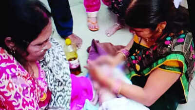 'Miracle' in Chhattisgarh: Monkey snatches 20-day-old from mother's lap, throws her into well; baby survives