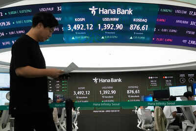 

<h2>Asian</h2>
<p> stocks today: Markets rise as US-EU ties ease; HSI jumps 150 points, Kospi flat” decoding=”async” fetchpriority=”high”/></p></div>
</div>
</div>
</section>
</div></div>
</div>
<p>Asian markets traded in green on Friday, as investor sentiments improved due to stronger US economic indicators and easing ties between the EU and US as Trump withdrew tariff threats for the bloc.<!-- --> <span class=