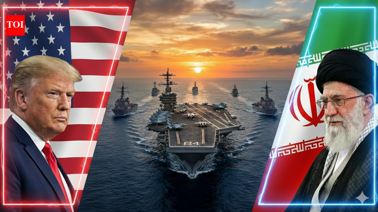 ‘Massive US military fleet moving towards Iran’: Trump after Tehran says it has ‘finger on trigger’