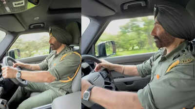 Sunny Deol criticised for seatbelt violation while driving Land Rover Defender: Watch