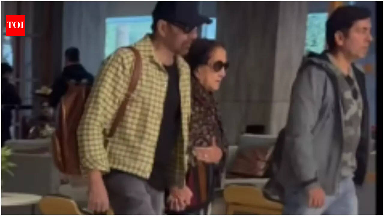 Border 2: Sunny Deol holds mother Prakash Kaur's hand, heartfelt video goes viral on the film release day