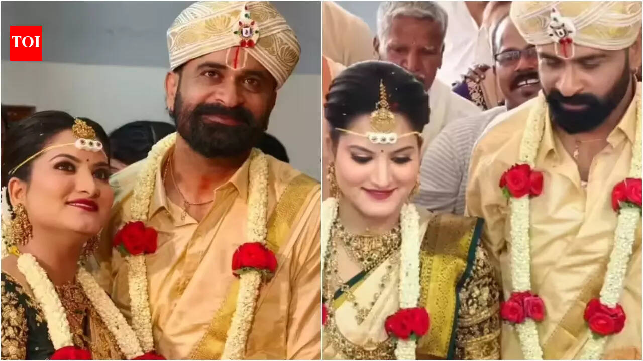 Bigg Boss Kannada fame Ugram Manju ties the knot with Sandhya in Dharmasthala