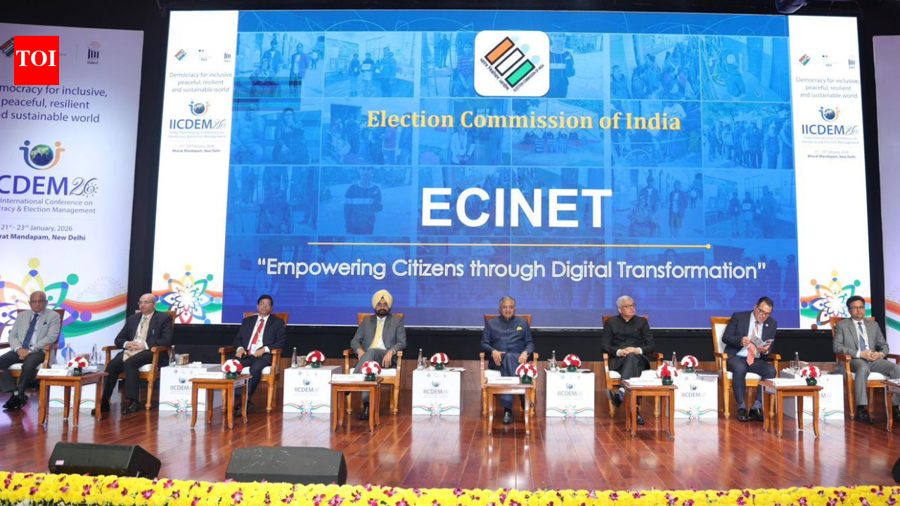 ECINET to integrate 40+ poll apps: India invites world EMBs to collaborate  | India News - The Times of India