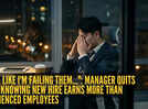"I feel like I'm failing them...": Manager quits after knowing new hire earns more than those with 8 years experience