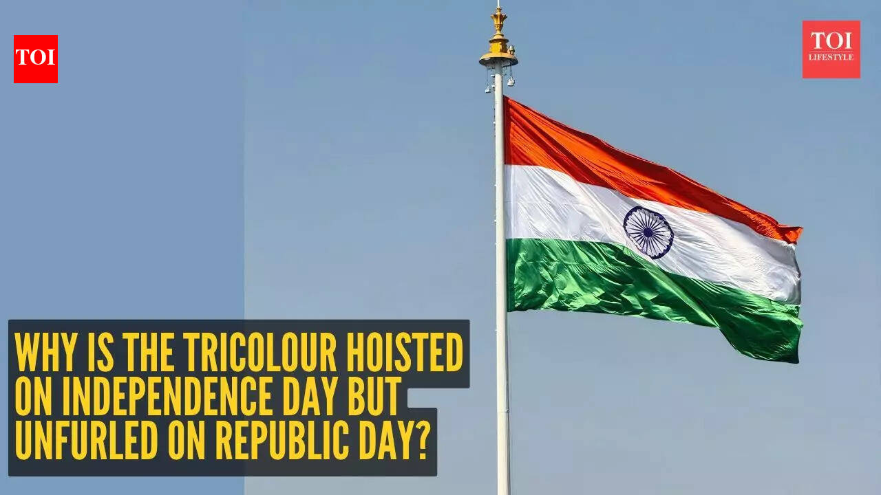 Republic Day 2026: Why is the Tricolour hoisted on Independence Day but unfurled on Republic Day?