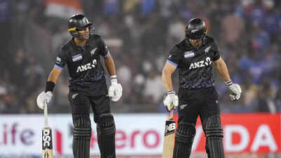 IND vs NZ: New Zealand players wear black armbands in Raipur T20I; here's why