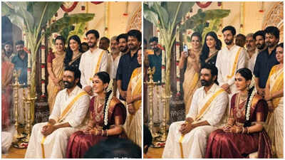Dhanush–Mrunal Thakur’s AI wedding video featuring Ajith, Thalapathy Vijay, Trisha and others goes viral amid dating and marriage rumours