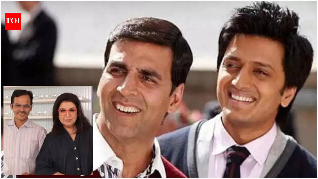 Akshay Kumar and Riteish Deshmukh tease Farah Khan over her viral YouTube vlogs; filmmaker responds saying 'Kameeanon'