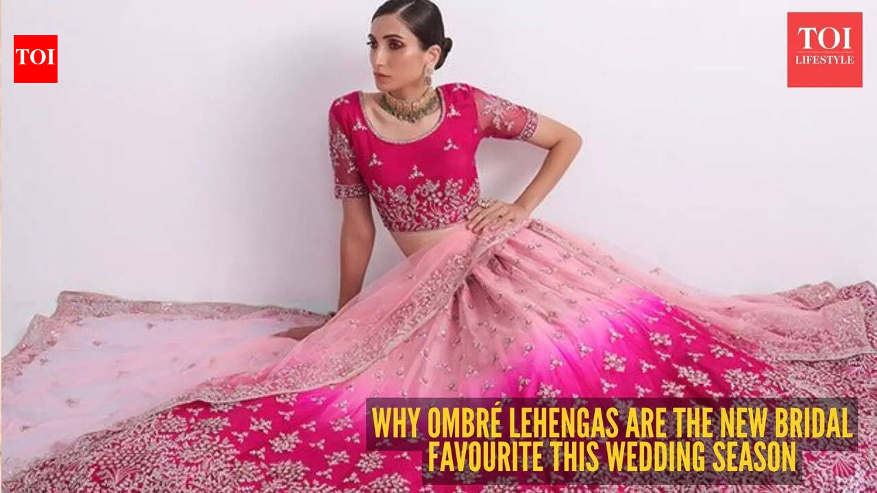 Why brides are choosing ombré shades over solid red this wedding season