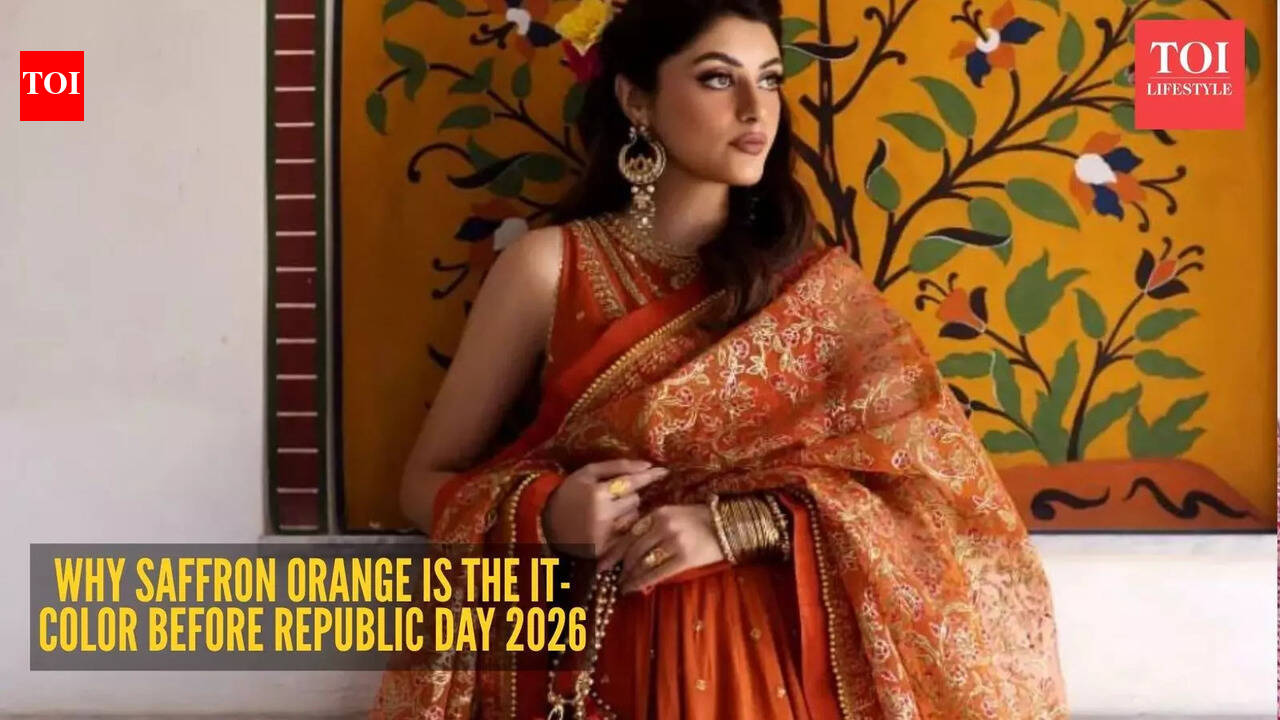 Why saffron orange is trending ahead of Republic Day 2026 in fashion?