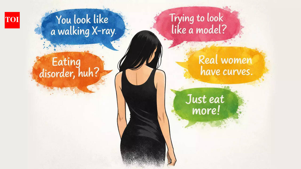 Toothpick! Twiggy! Why does thin-shaming get a free pass?