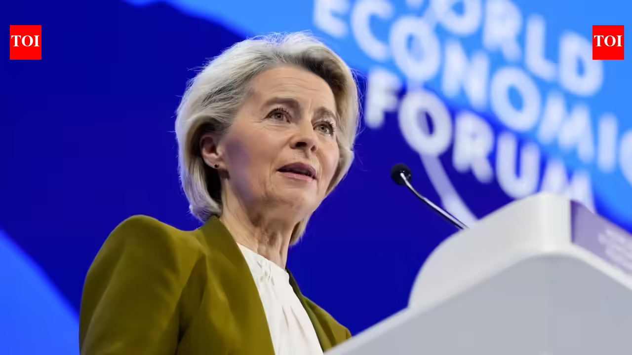 EU chief Ursula von der Leyen arrives in Delhi to firm up trade, defence and mobility deals