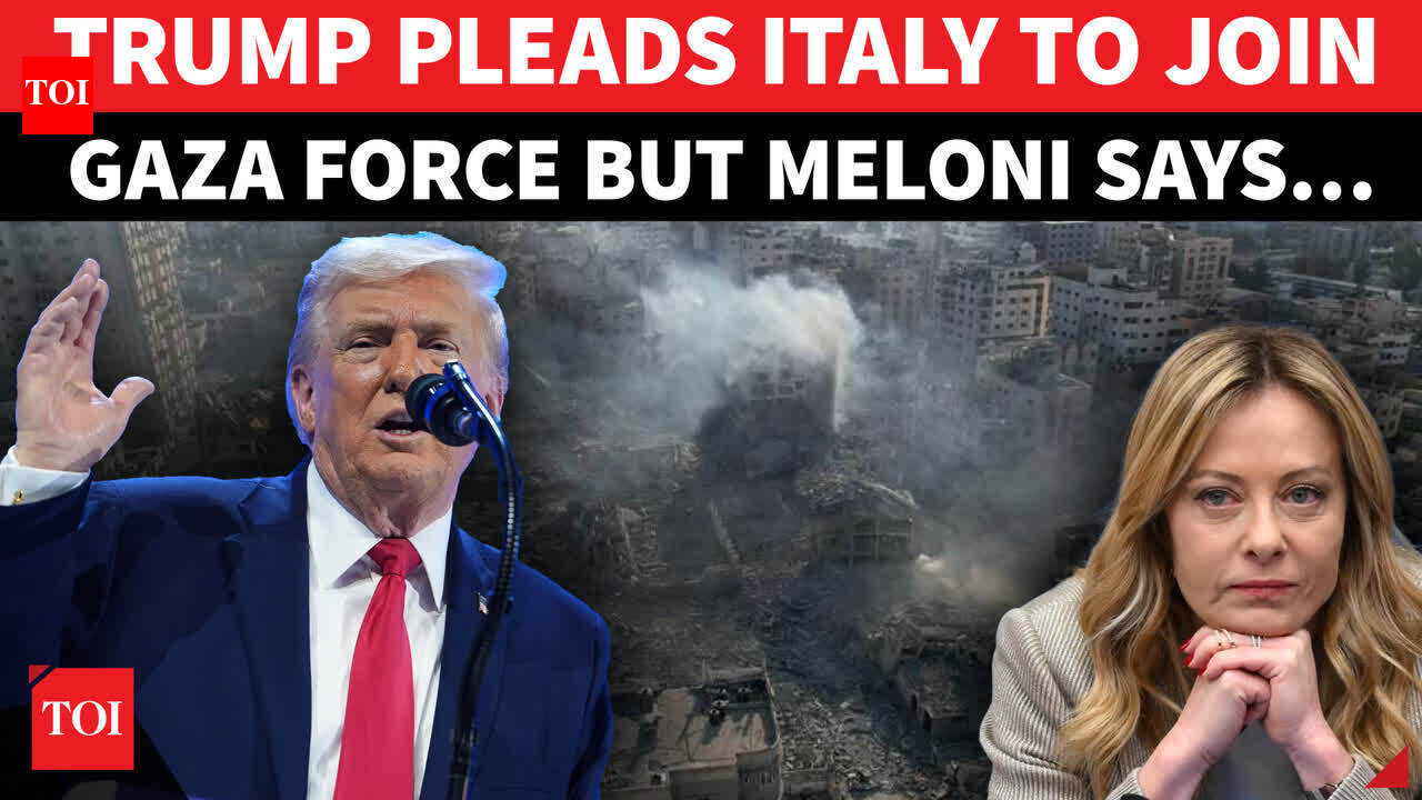 U.S. Courts Italy For Key Role in Gaza Stabilisation Amid Trump’s Controversial Peace Plan