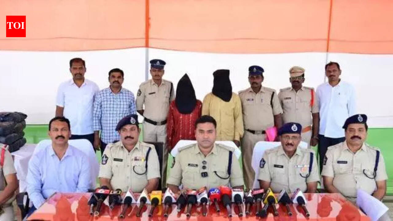 Krishna police chase, intercept van carrying 171 kg ganja; nab two ...