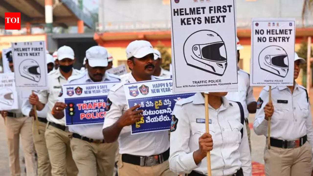 Helmetless riding soars in Srikakulam despite awareness drives ...
