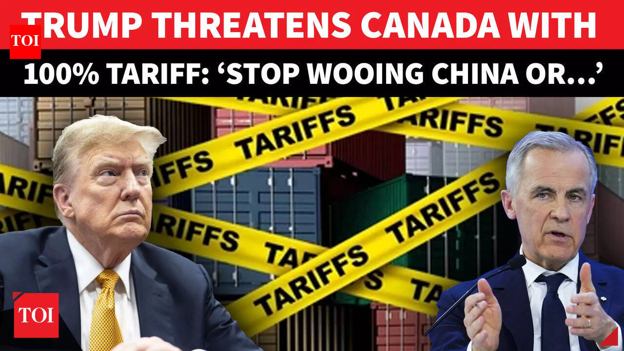 Trump Threatens Canada With 100% Tariff Over China Trade Push After Carney’s Beijing Visit