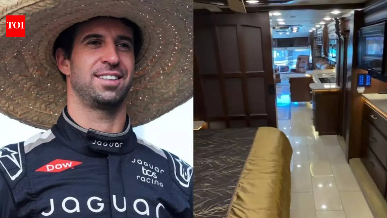 Inside Antonio Felix da Costa’s massive luxury vanity van suite at the 24 Hours of Daytona