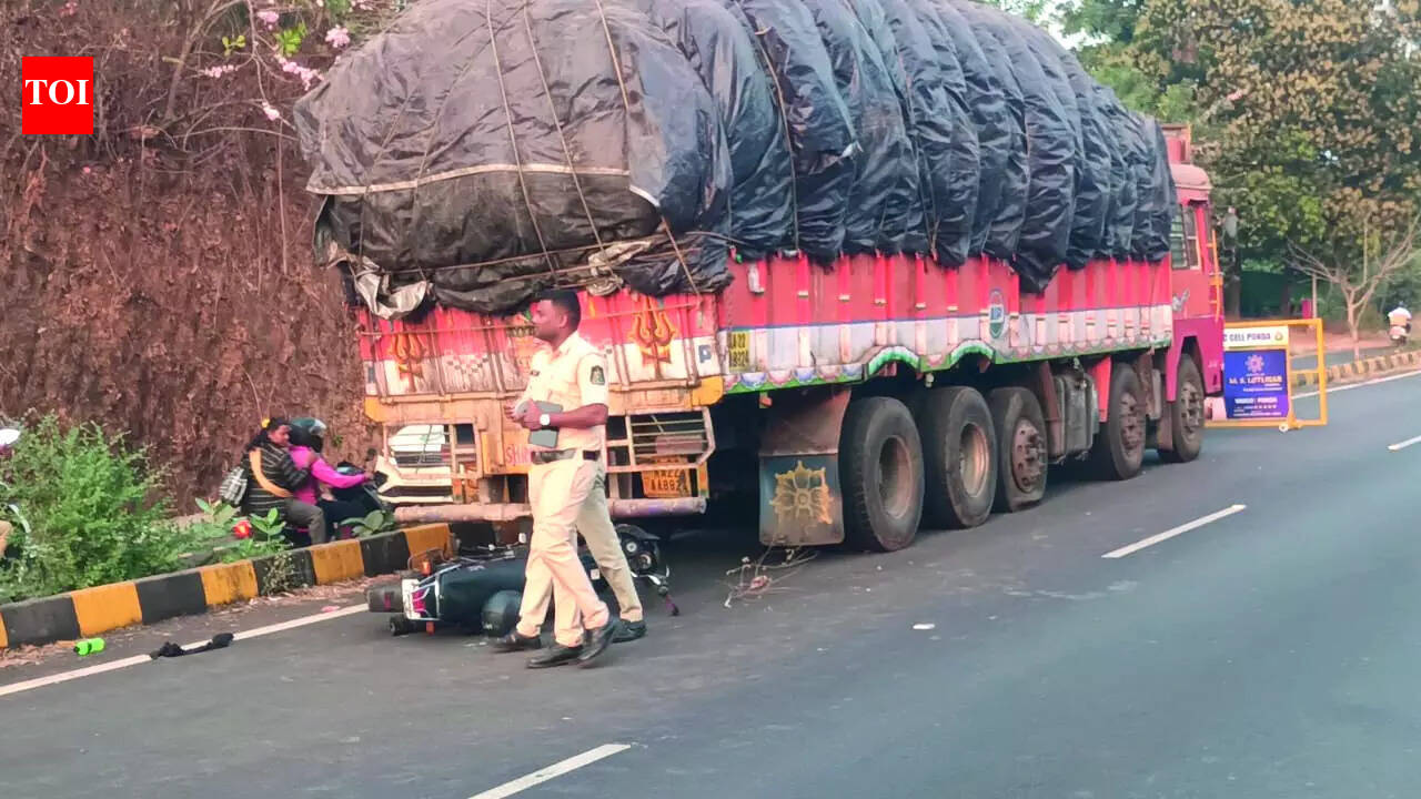 Man crashes bike into parked truck, critical