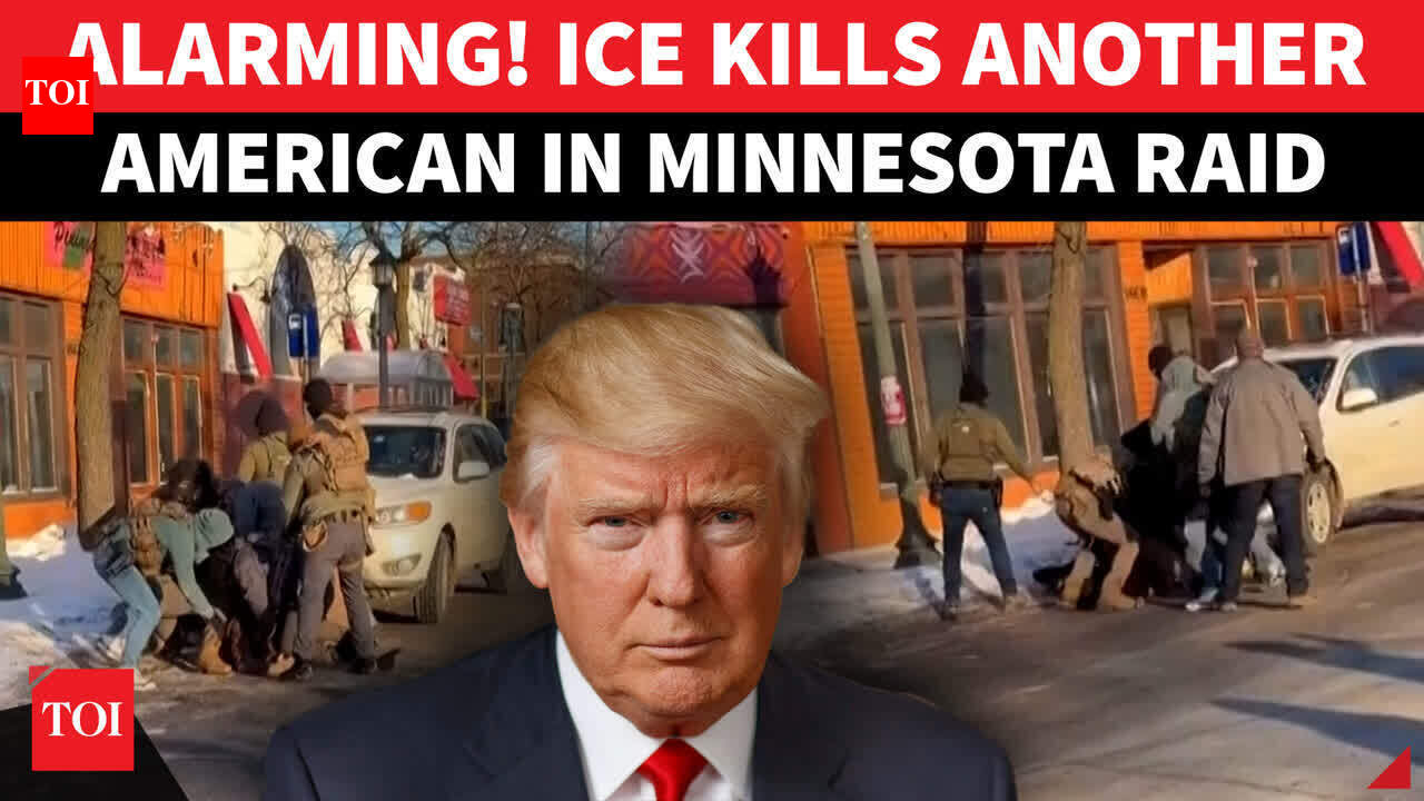 'What did you just do!' Second killing in Minneapolis by US federal agents - video captures horror