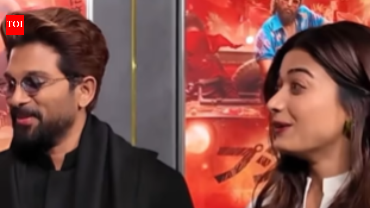 Allu Arjun and Rashmika Mandanna amazed by Japanese fan’s Telugu skills; 'Pushpa' star cracks ‘marry a Telugu girl’ joke