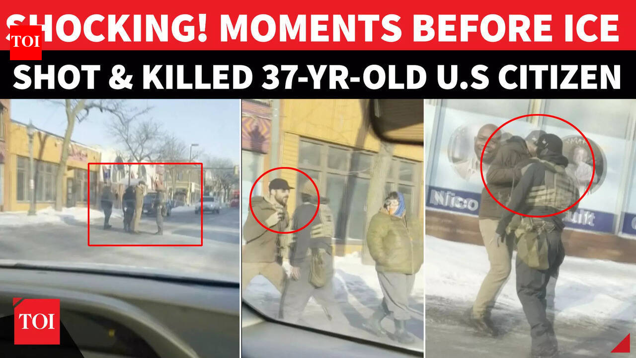 Minneapolis UNSEEN VIDEO: ICE Agents Hit, Pin Down Alex Pretti Before Fatal Shooting | WATCH