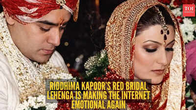 Riddhima Kapoor Sahni’s 20-year-old bridal look proves why classic red lehenga never goes out of style